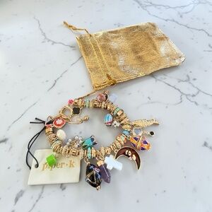 Piper Gold Charm Bracelet